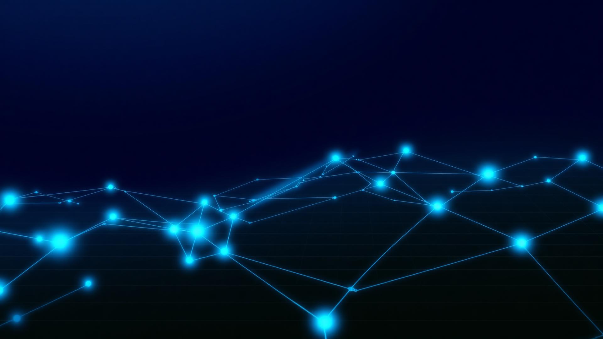 Modern IT network background